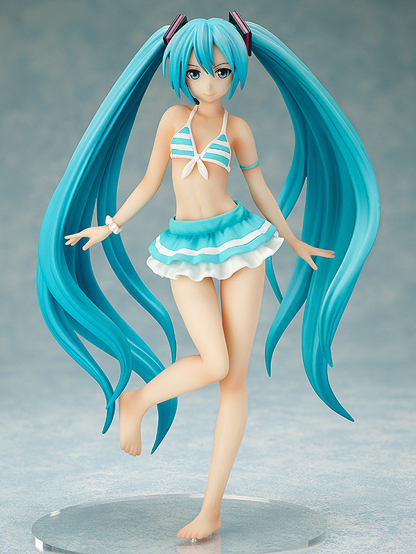 Hatsune Miku (Swimsuit), Vocaloid, FREEing, Pre-Painted, 1/12, 4571245295910